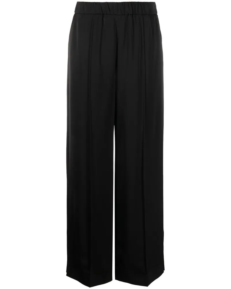 Jil Sander Klassische Palazzohose - Schwarz Schwarz