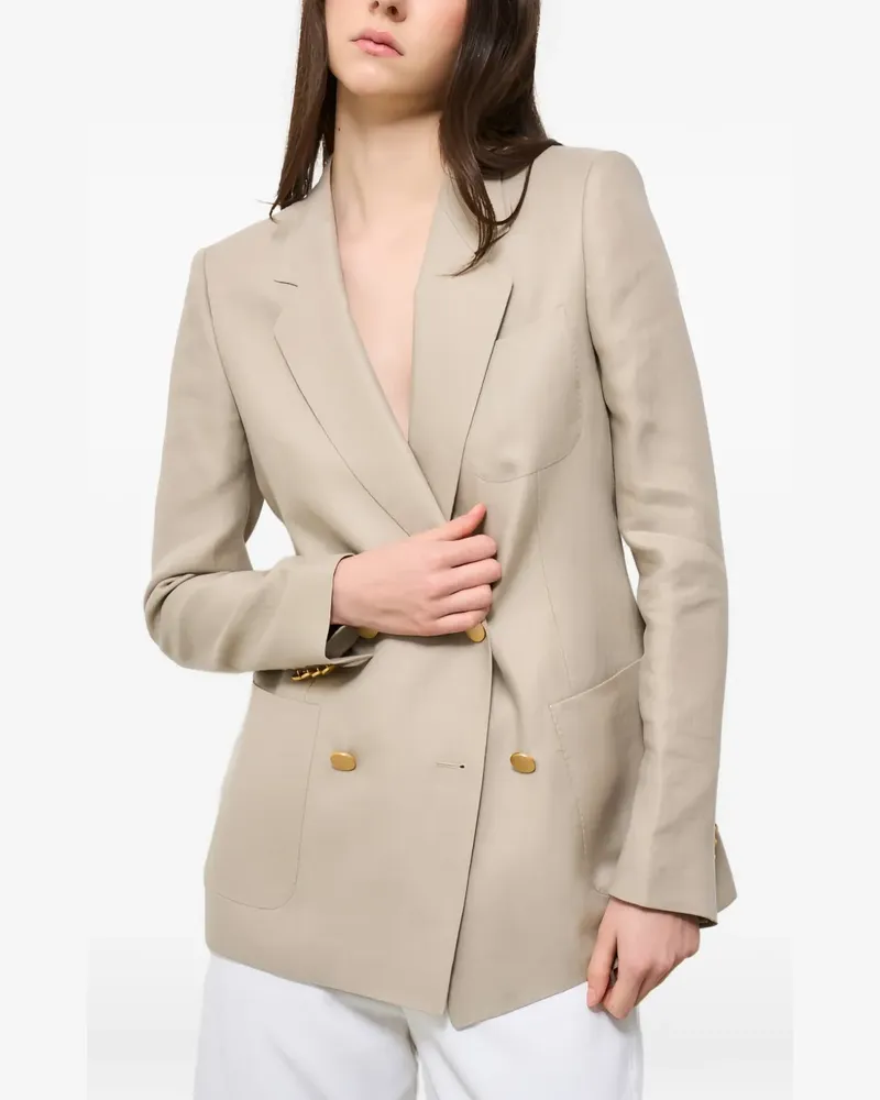 Tagliatore double-breasted blazer - Nude Nude