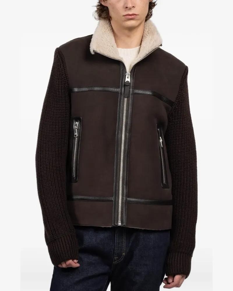Mackage Jonathan zipped jacket - Braun Braun