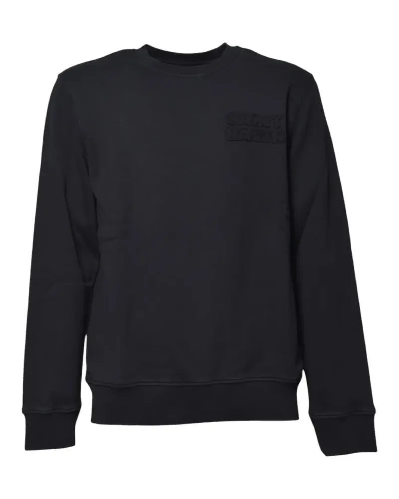 MC2 Saint Barth logo-embroidered sweatshirt - Schwarz Schwarz