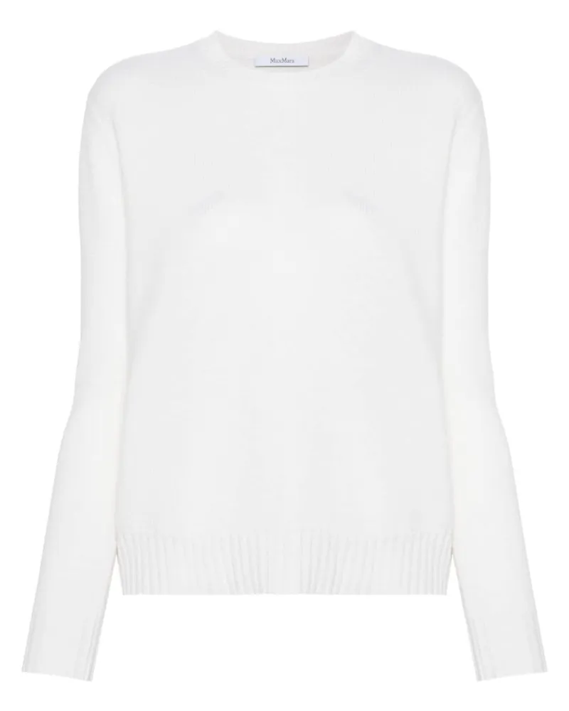 Max Mara Viglio Pullover - Weiß Weiß