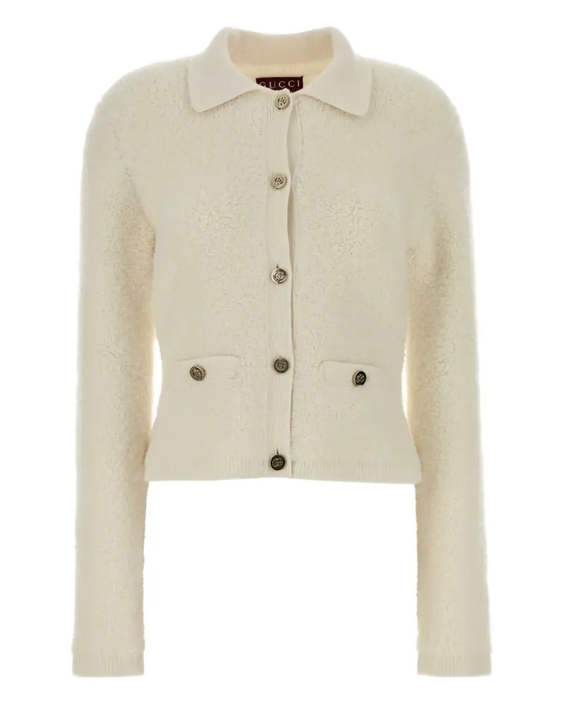 Gucci Langärmeliger Cardigan - Nude Nude