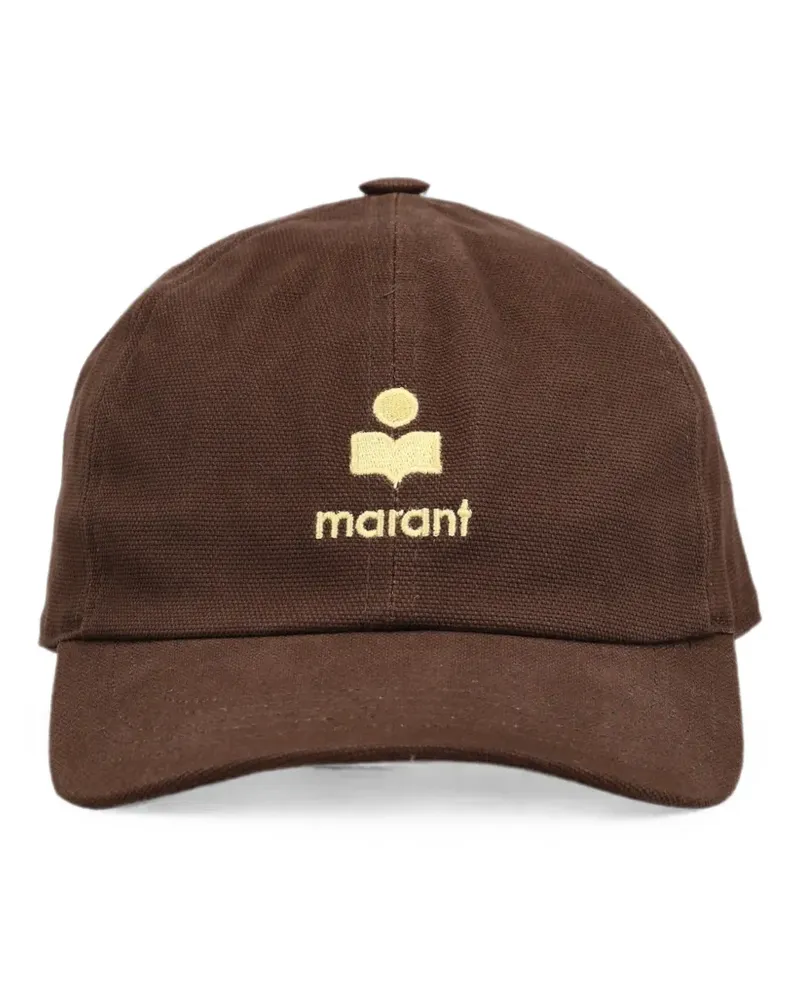 Isabel Marant Tomas logo-embroidered baseball cap - Braun Braun