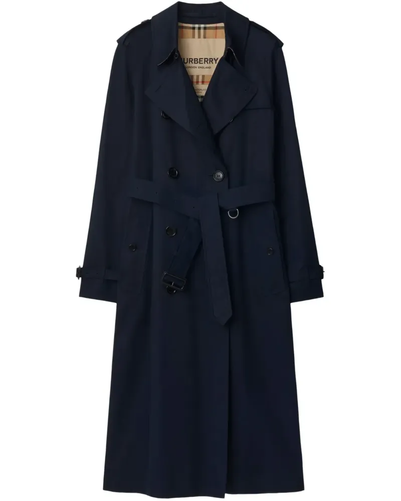 Burberry Waterlook Heritage Trenchcoat - Blau Blau