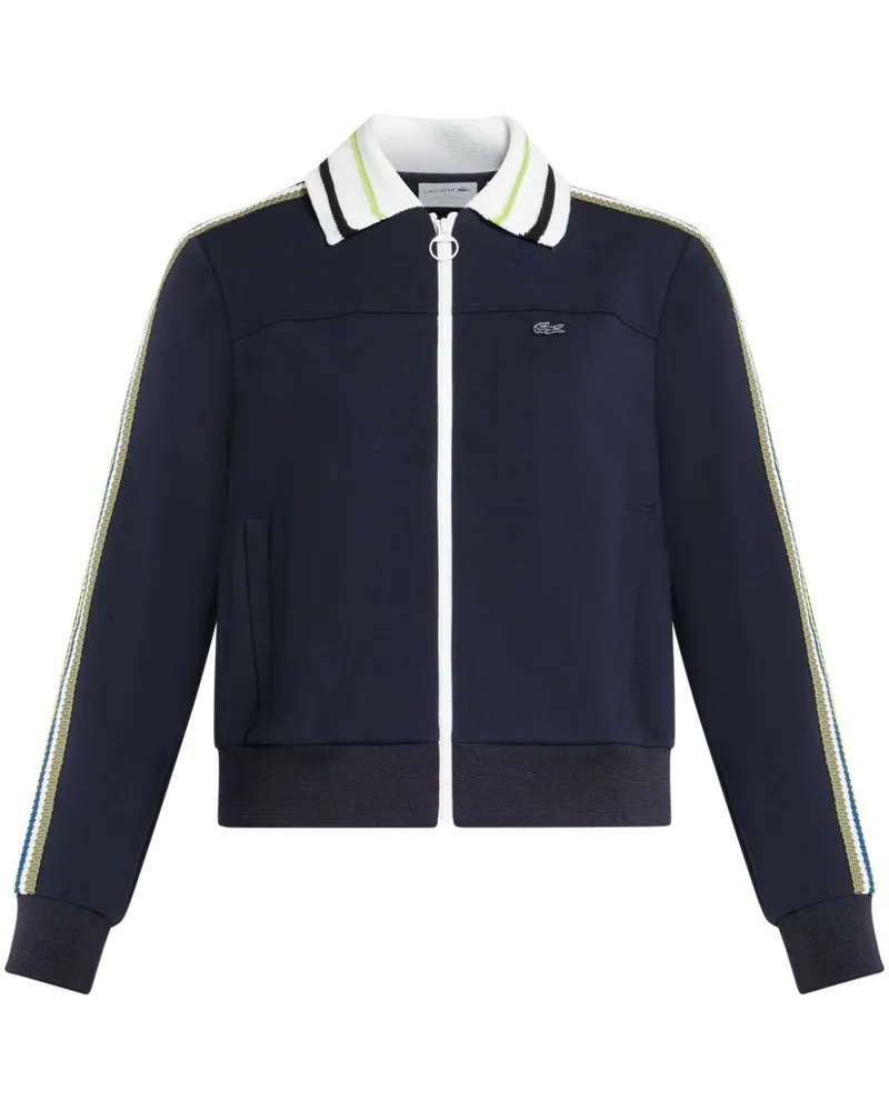 Lacoste Cardigan mit Logo-Stickerei - Blau Blau