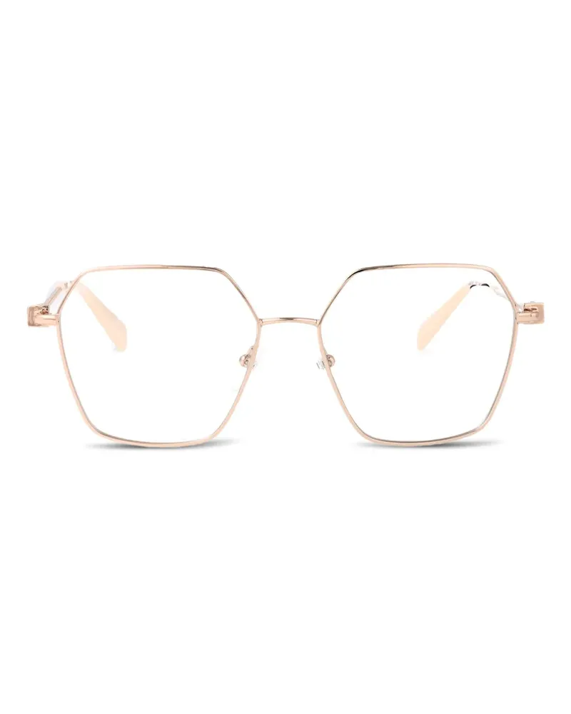 Liu Jo Brille mit geometrischem Gestell - Gold Gold