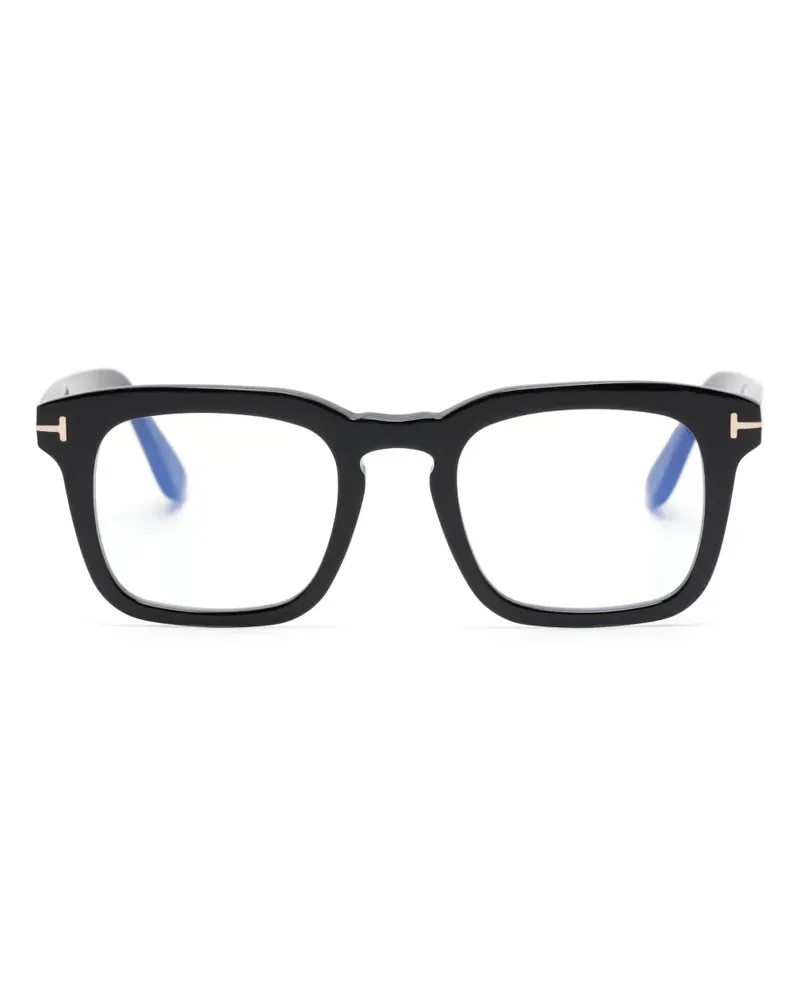 Tom Ford Brille mit eckigem Gestell - Schwarz Schwarz