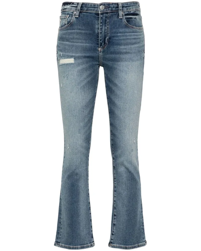 Adriano Goldschmied Jodi Cropped-Jeans mit hohem Bund - Blau Blau