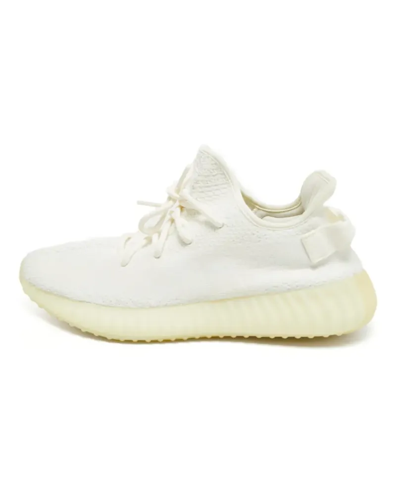 adidas Boost 350 V2 knit low top sneakers - Weiß Weiß