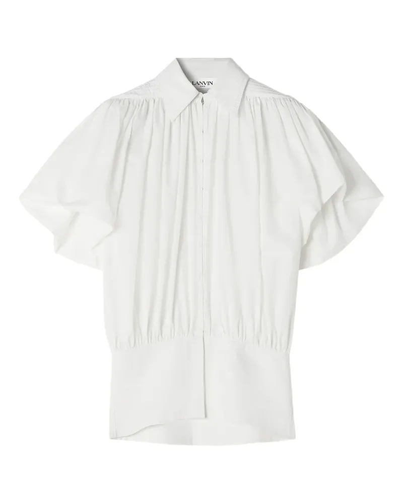 Lanvin Bluse mit Puffärmeln - Weiß Weiß