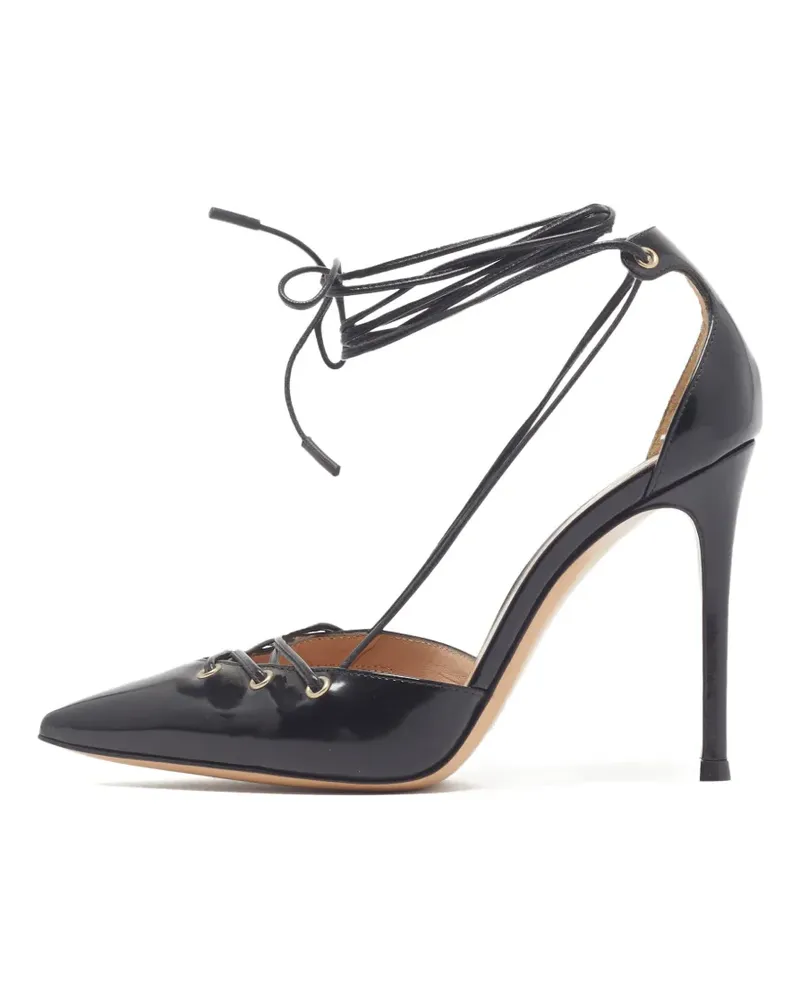 Gianvito Rossi Pumps mit spitzer Kappe - Schwarz Schwarz