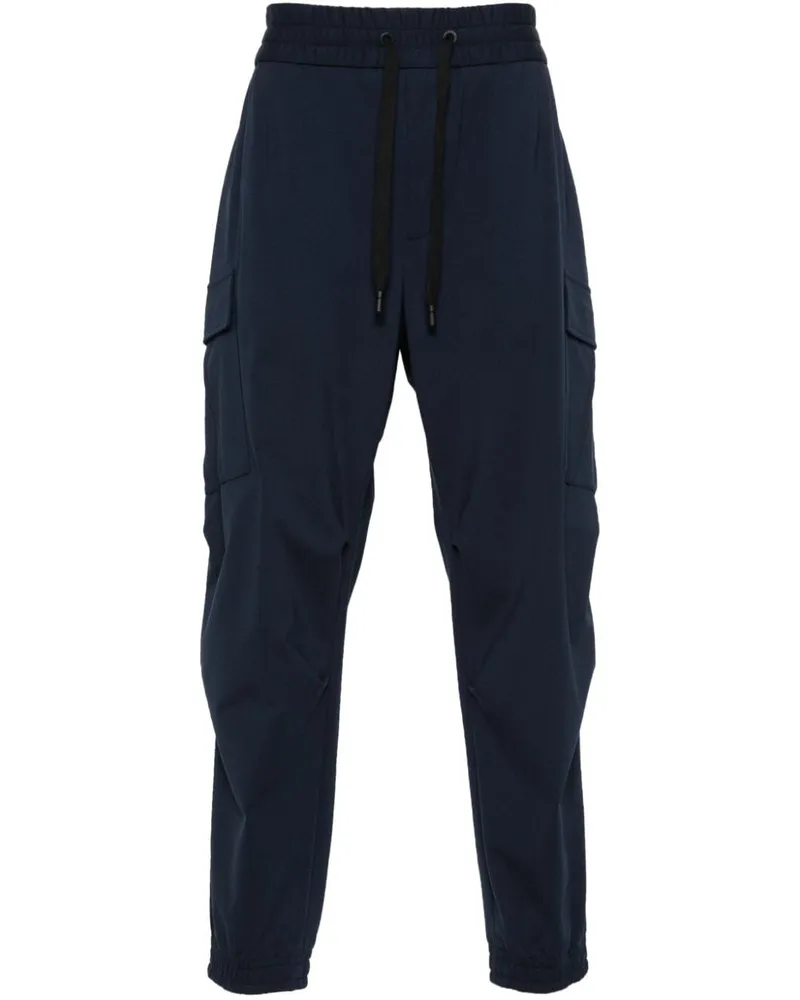 Dolce & Gabbana Cargohose mit Logo-Schild - Blau Blau
