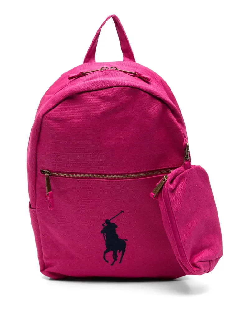 Ralph Lauren Rucksack mit Polo Pony - Rosa Rosa