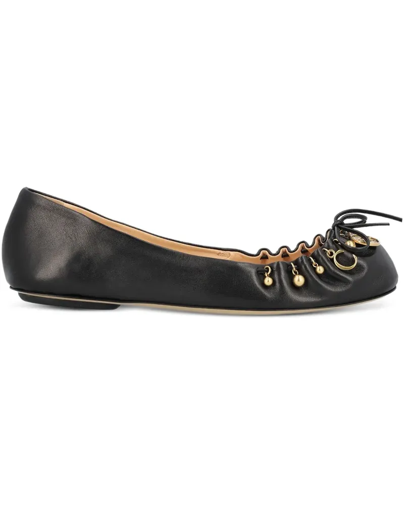Chloé Ballerinas mit Verzierung - Schwarz Schwarz
