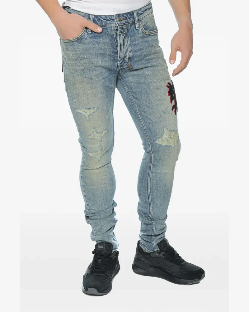 ksubi Van Winkle distressed jeans - Blau Blau