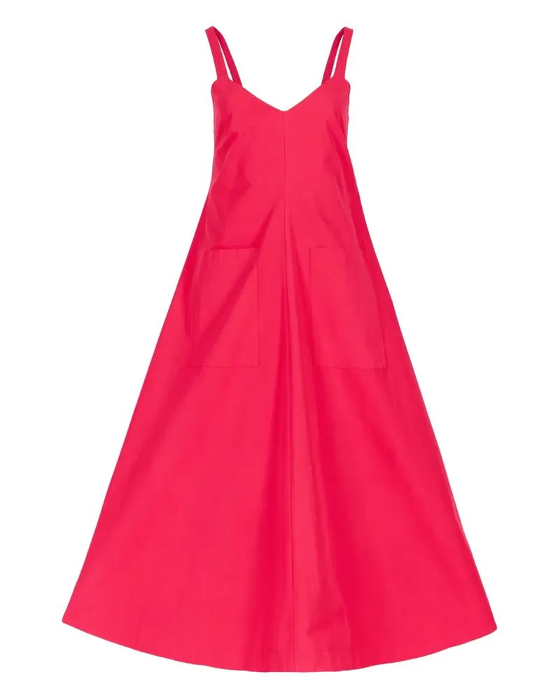 Rosie Assoulin Pocktail Midikleid - Rosa Rosa
