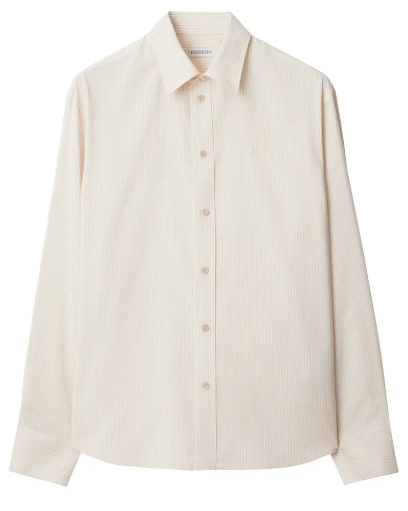 Burberry Gestreiftes Hemd - Nude Nude