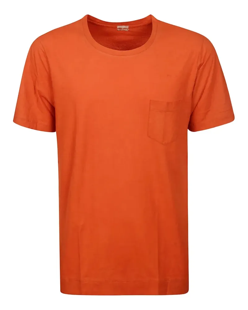 Massimo Alba Klassisches T-Shirt - Orange Orange
