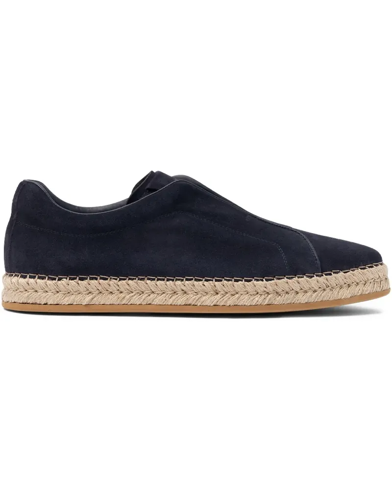 Scarosso Espadrilles aus Wildleder - Blau Blau