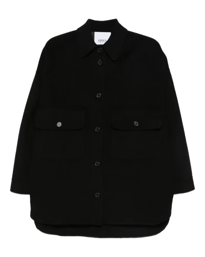 Erika Cavallini flap-pocket wool jacket - Schwarz Schwarz