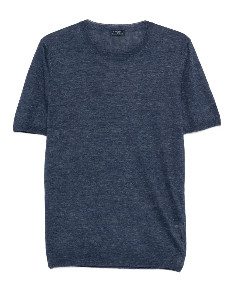 BARBA crewneck t-shirt - Blau Blau