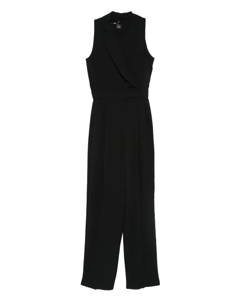 MARELLA Ärmelloser Jumpsuit mit Revers - Schwarz Schwarz