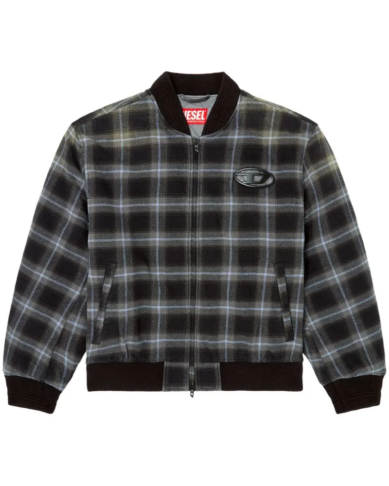 Diesel J-Saint Bomberjacke - Schwarz Schwarz