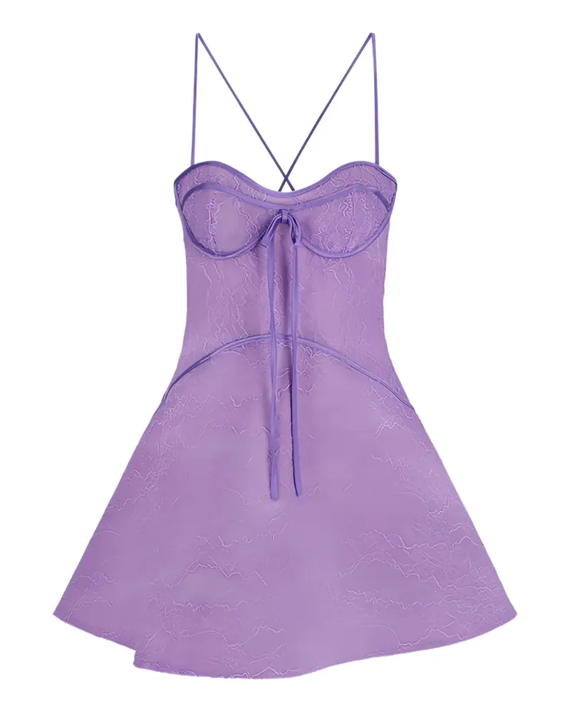 David Koma Minikleid - Violett Violett