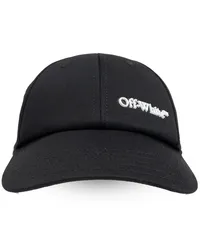 OFF-WHITE Baseballkappe mit Logo-Applikation Schwarz