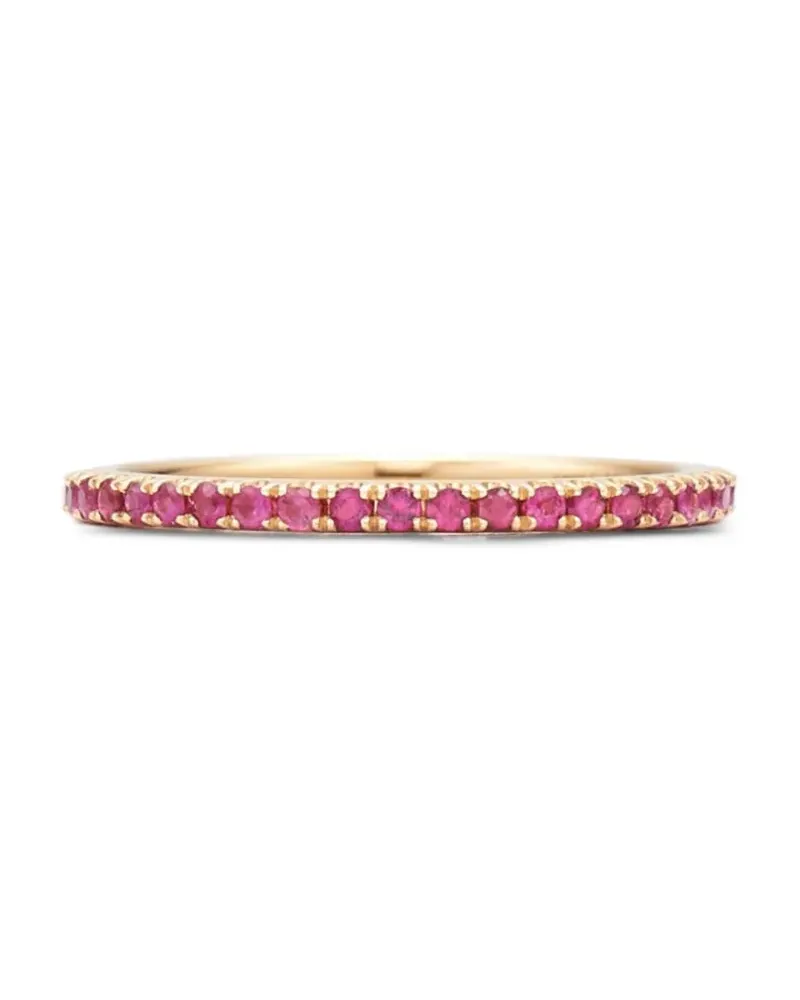 KWIAT 18kt Rotgoldring mit pinkem Saphir Gold