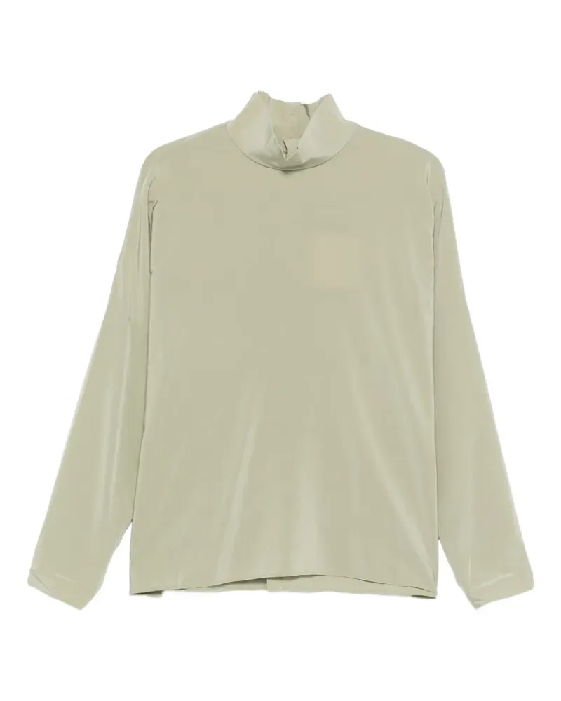 tibi funnel-neck dolman-sleeve top - Grün Grün