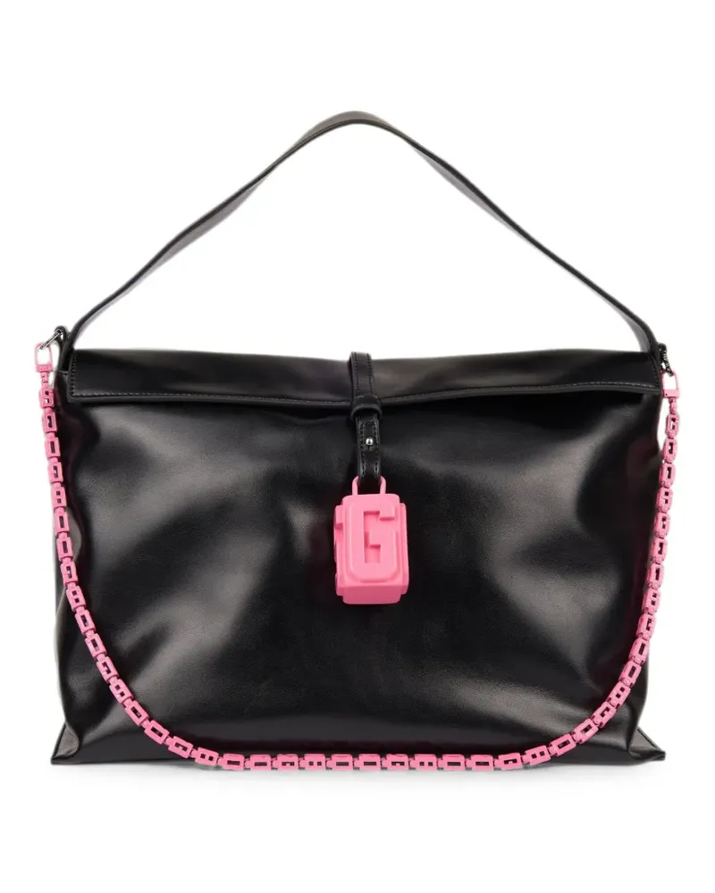 GCDS x Givenchy Mega Comma Schultertasche - Schwarz Schwarz