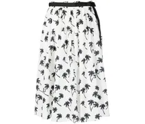 Minirock mit Print - Nude