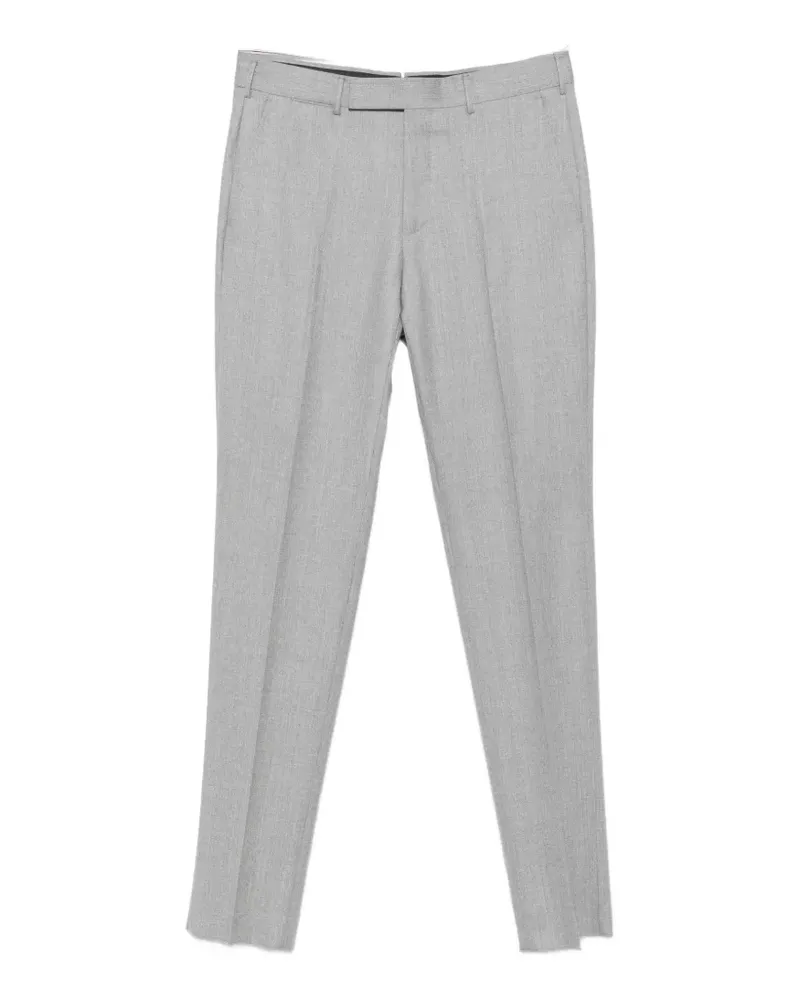 Ermenegildo Zegna pressed-crease tailored trousers - Grau Grau