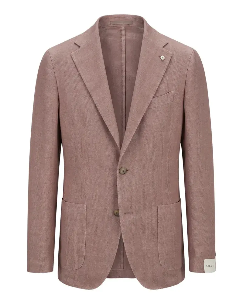 Luigi Bianchi Mantova Geknöpftes Sakko - Rosa Rosa