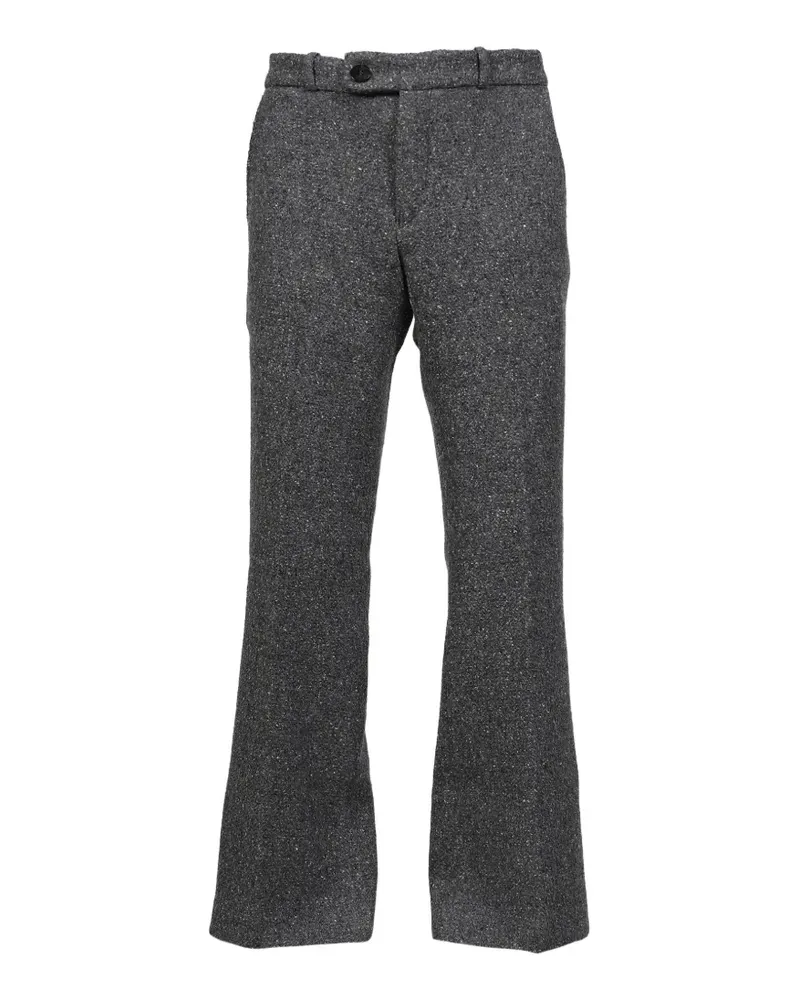 Ernest W. Baker tweed flared trousers - Grau Grau
