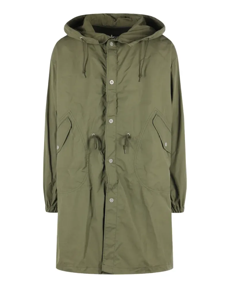 Comme des Garçons Kapuzenmantel mit Kordelzug - Grün Grün