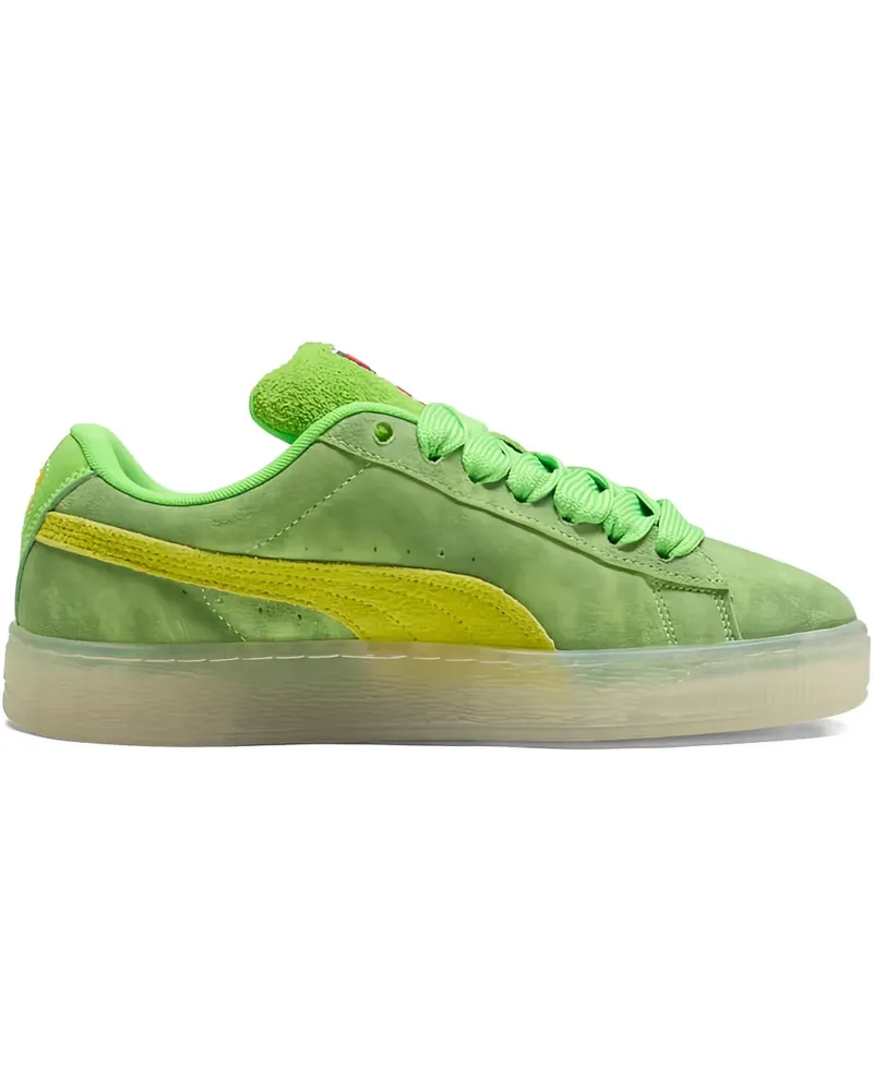 Puma x Ghostbusters Wildleder XL Slimer Green/Lime Smash/Warm White Sneakers - Grün Grün