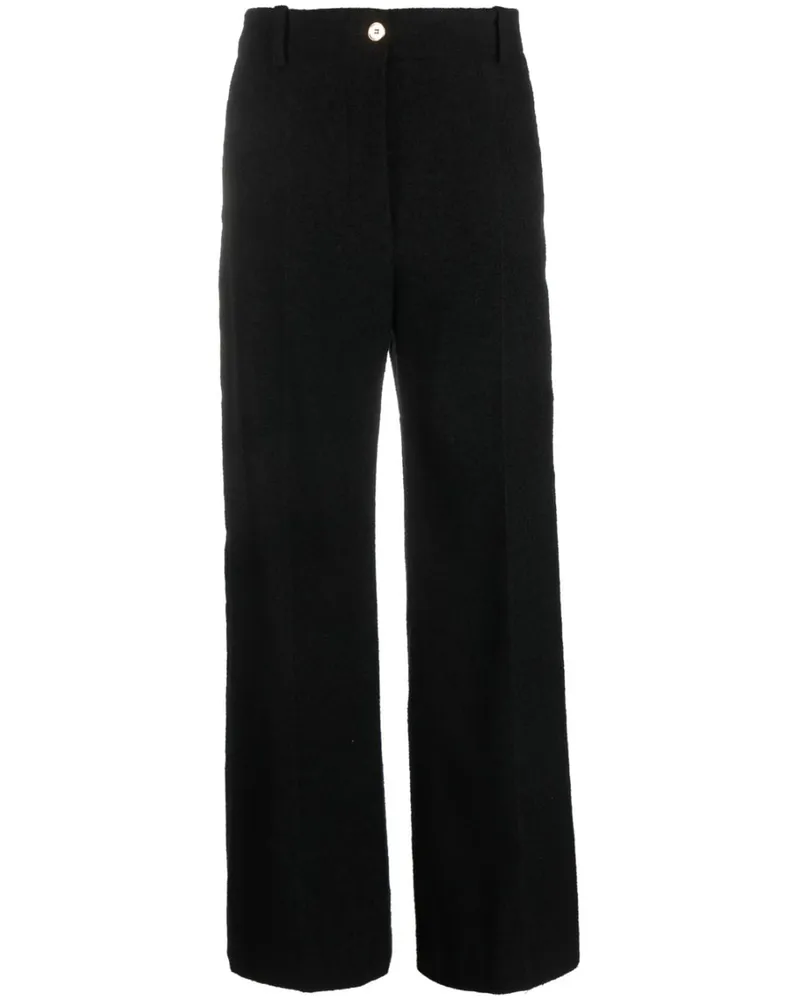 Patou Hose mit weitem Bein - Schwarz Schwarz