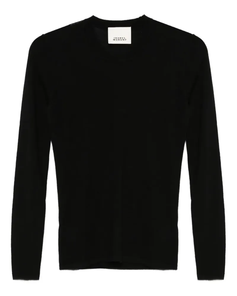Isabel Marant Pullover mit Rundhalsausschnitt - Schwarz Schwarz