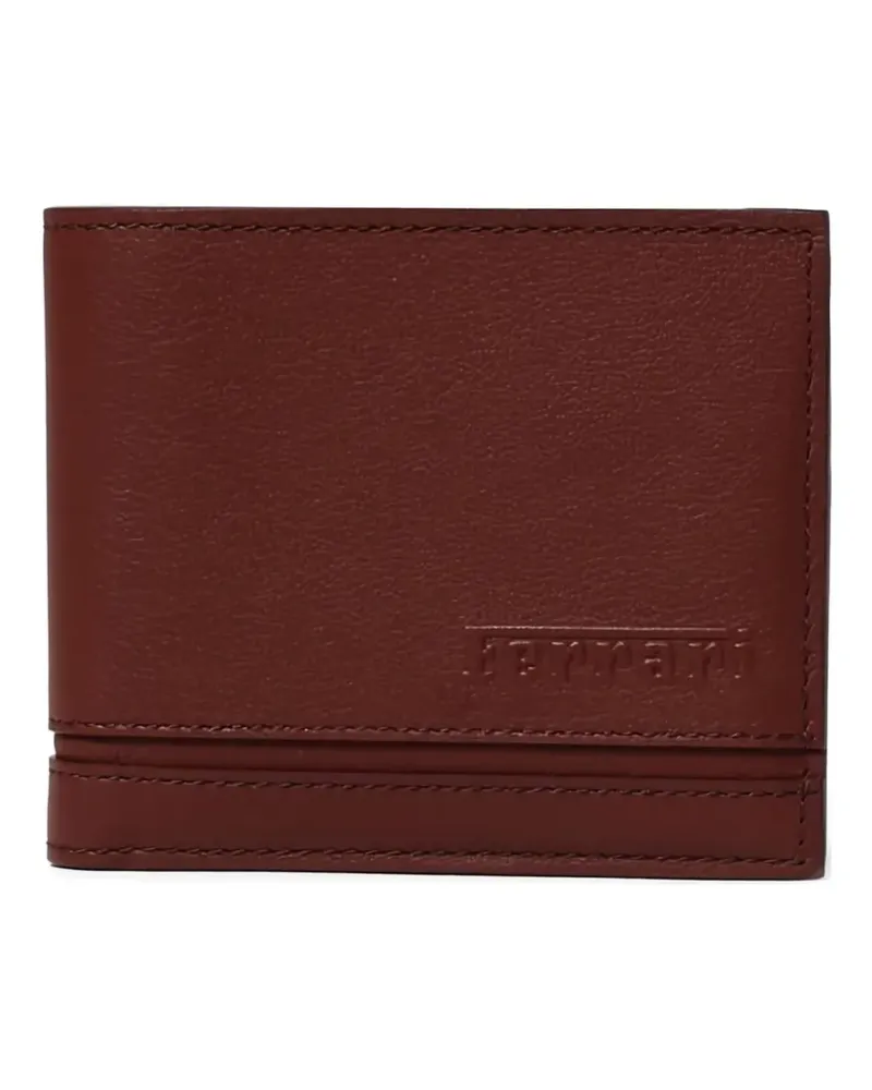 Ferrari Portemonnaie mit Logo-Prägung - Braun Braun