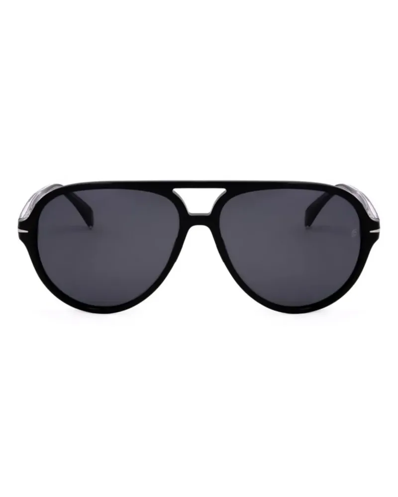 EYEWEAR by DAVID BECKHAM Getönte Pilotenbrille - Schwarz Schwarz