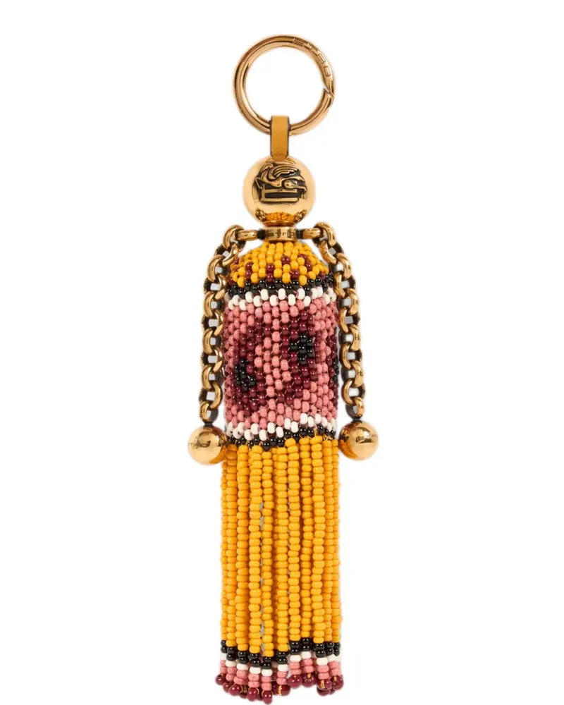 Etro doll charm with beads - Gelb Gelb