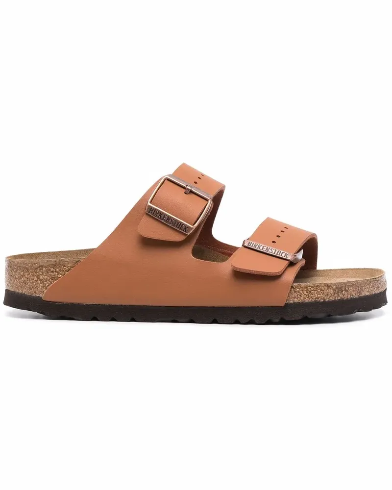 Birkenstock Arizona Pantoletten mit Doppelriemen - Braun Braun