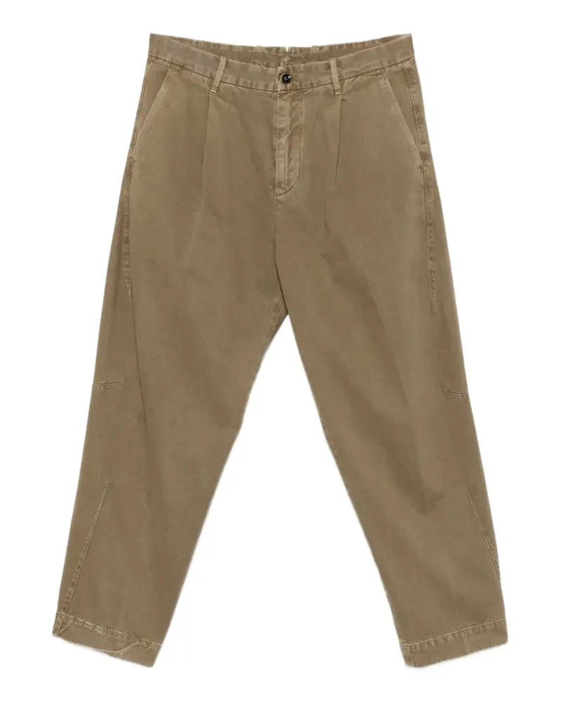nine:inthe:morning Giulio Hose mit Falten - Braun Braun
