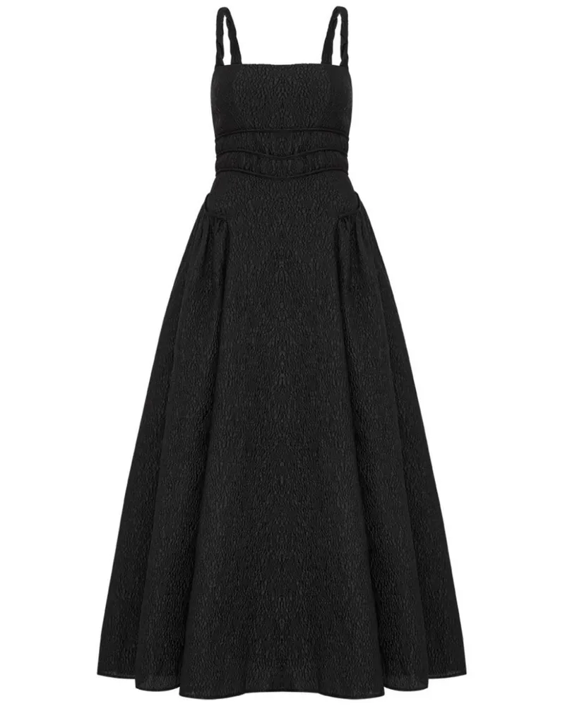 Rachel Gilbert Sophia Kleid - Schwarz Schwarz