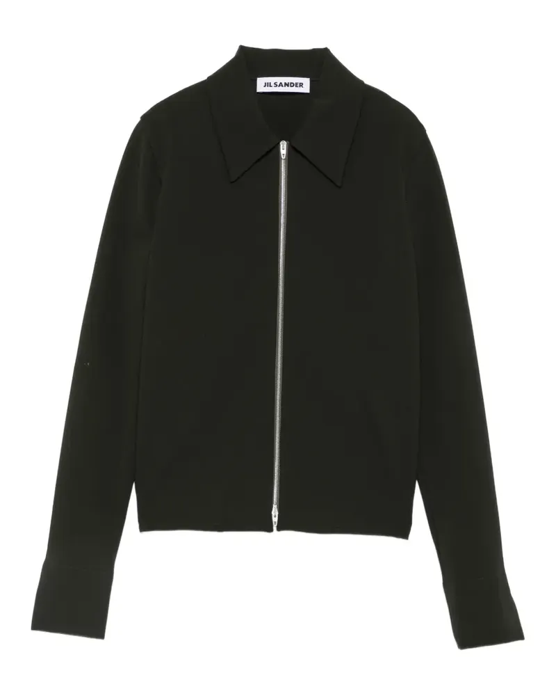 Jil Sander Jacke mit Reißverschluss - Schwarz Schwarz