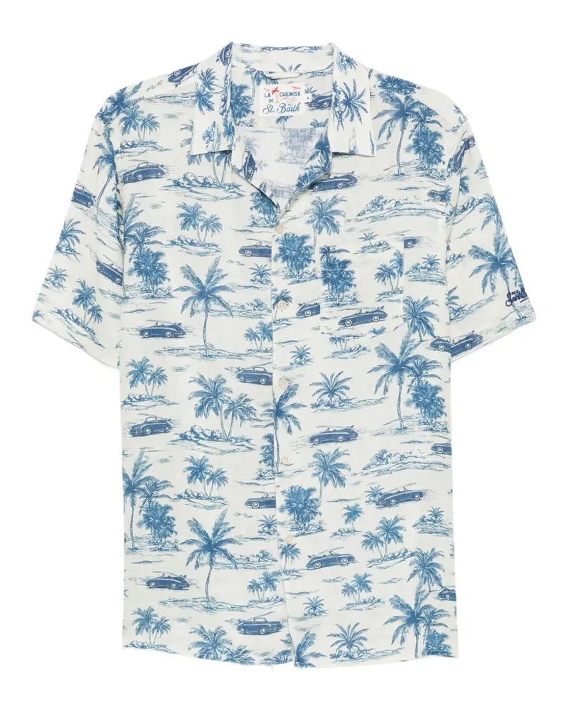 MC2 Saint Barth Sifnos graphic-print short-sleeve shirt - Weiß Weiß