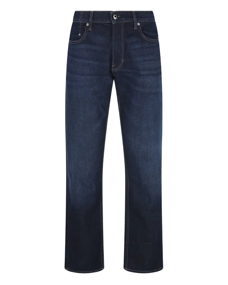 G-STAR RAW Straight-Leg-Jeans mit Logo-Patch - Blau Blau