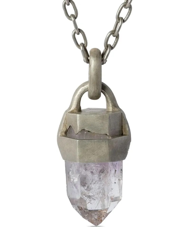 Parts Of Four Talisman Halskette mit Amethyst-Anhänger - Silber Silber